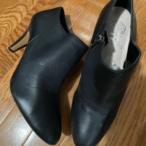 Vince Camuto Leather Heeled booties.